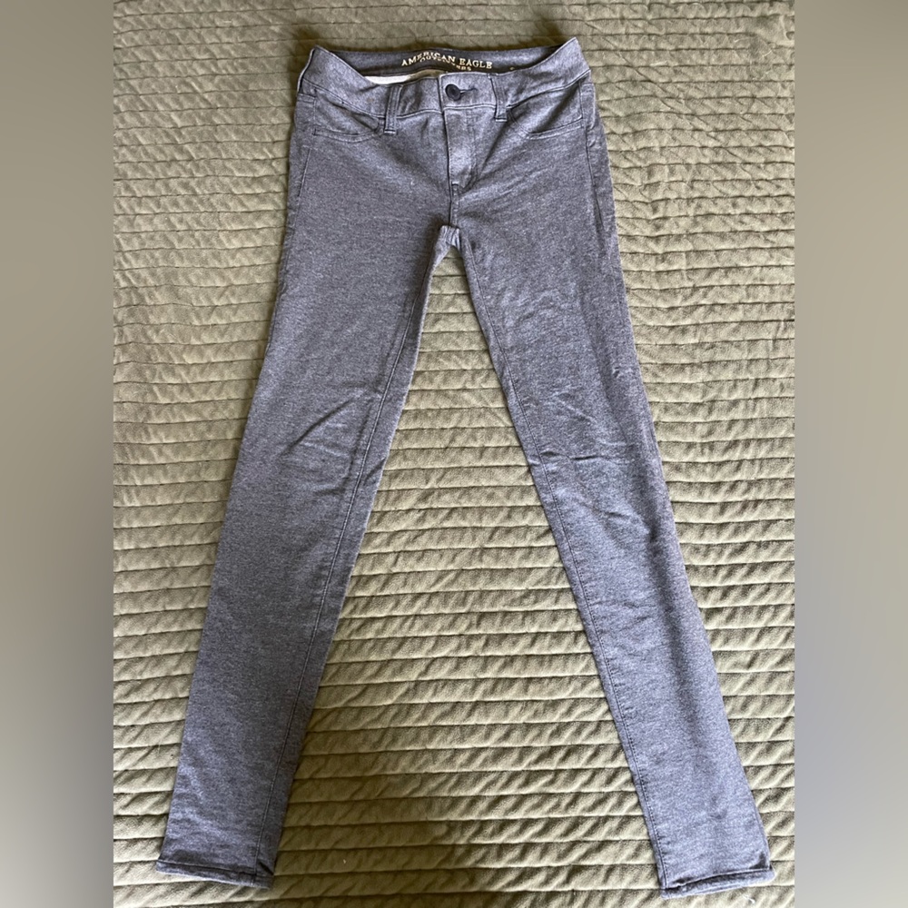 American Eagle Outfitters Super Stretch Jeggings - Charcoal